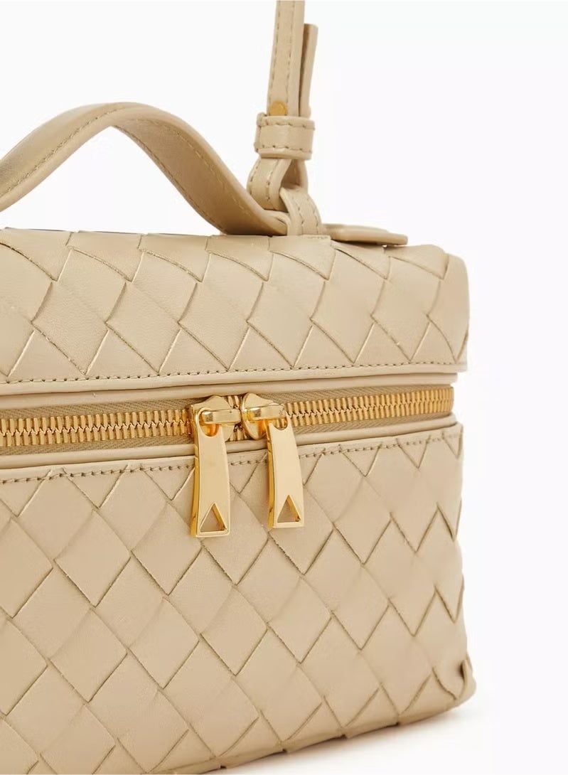 BOTTEGA Veneta Bang Vanity Case in Intrecciato Leather Bag - Image 4